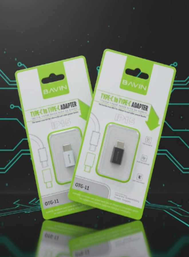 BAVIN OTG-11 iOS Female to Type-C Male Adapter for iPhone 15 Series and Newer – High-Speed Fast Charging and Data Sync Converter